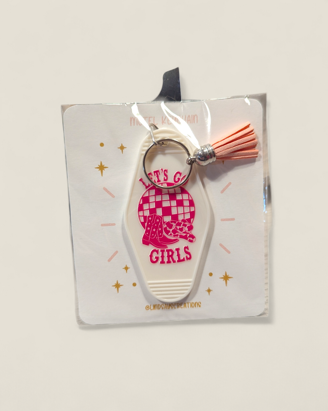 Lindsay's Creations, Motel Keychain