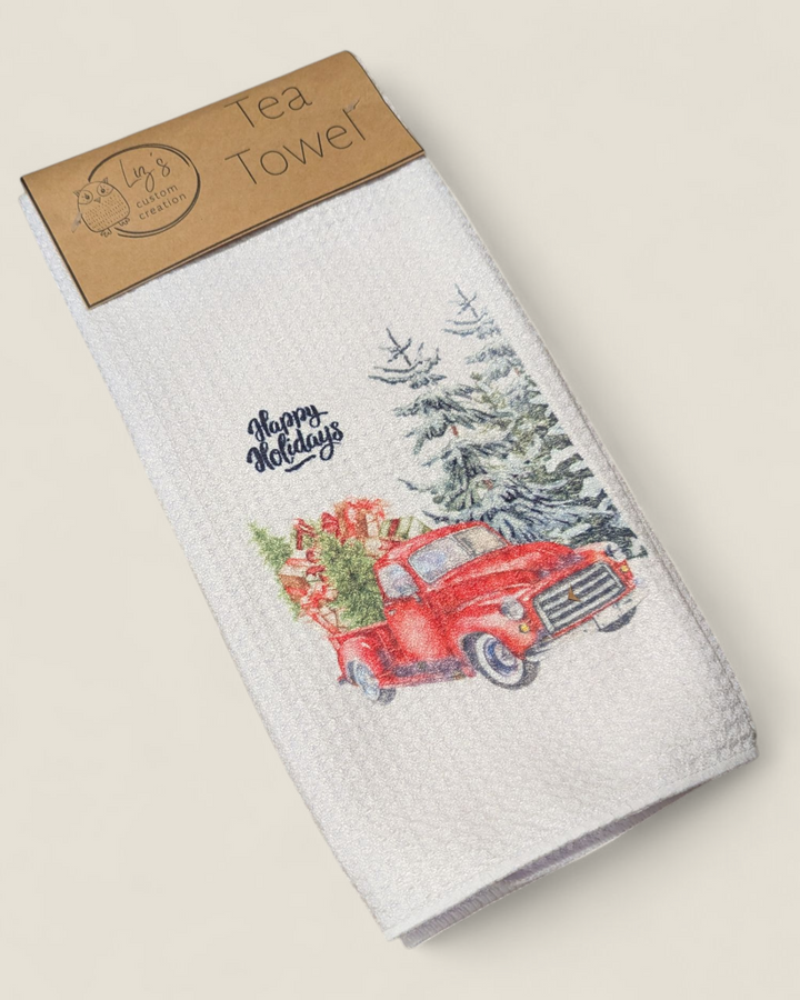 Liz's Custom Creation, Holiday Themed Tea Towels