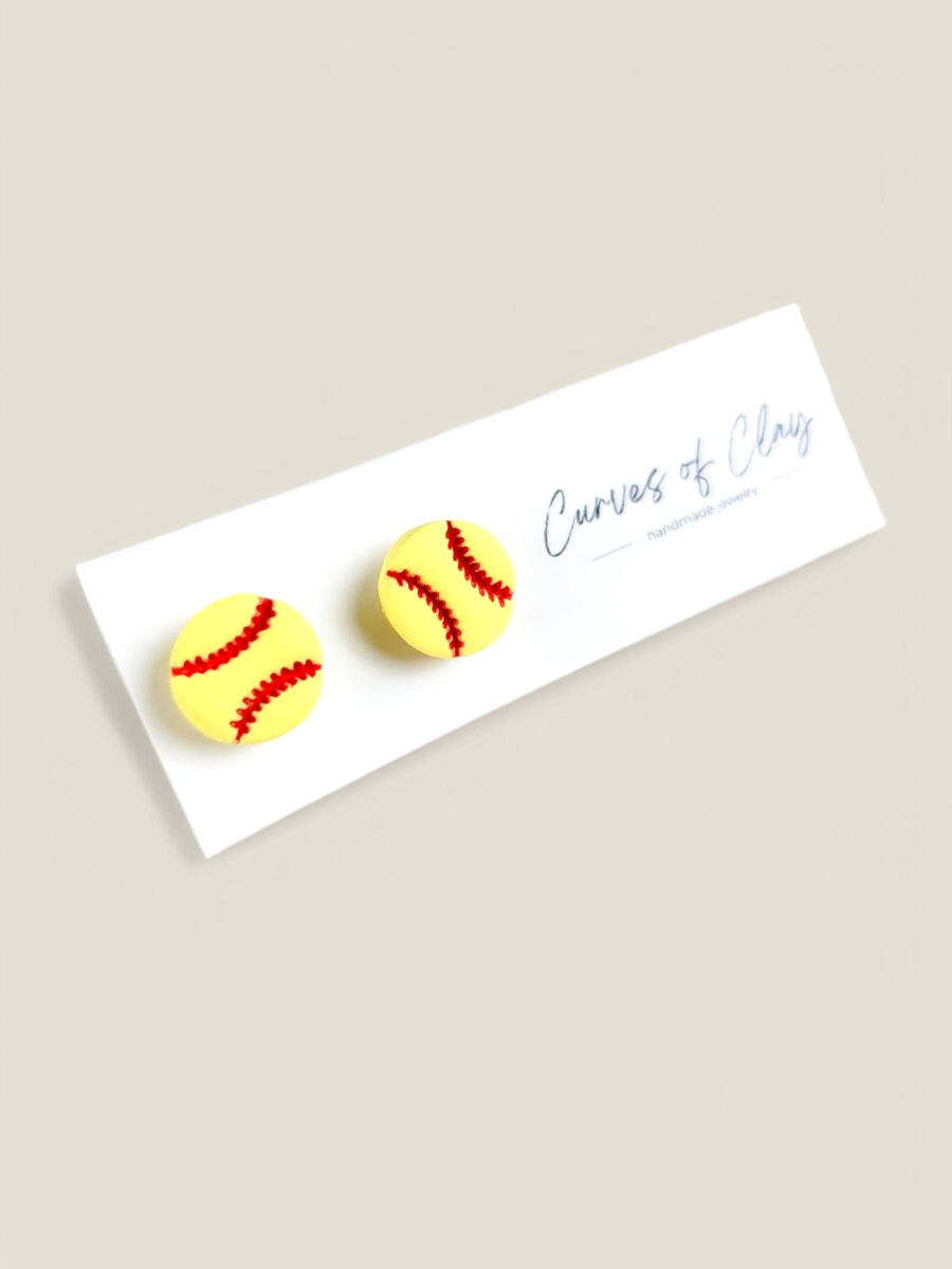 Curves of Clay, Everyday Stud Earrings