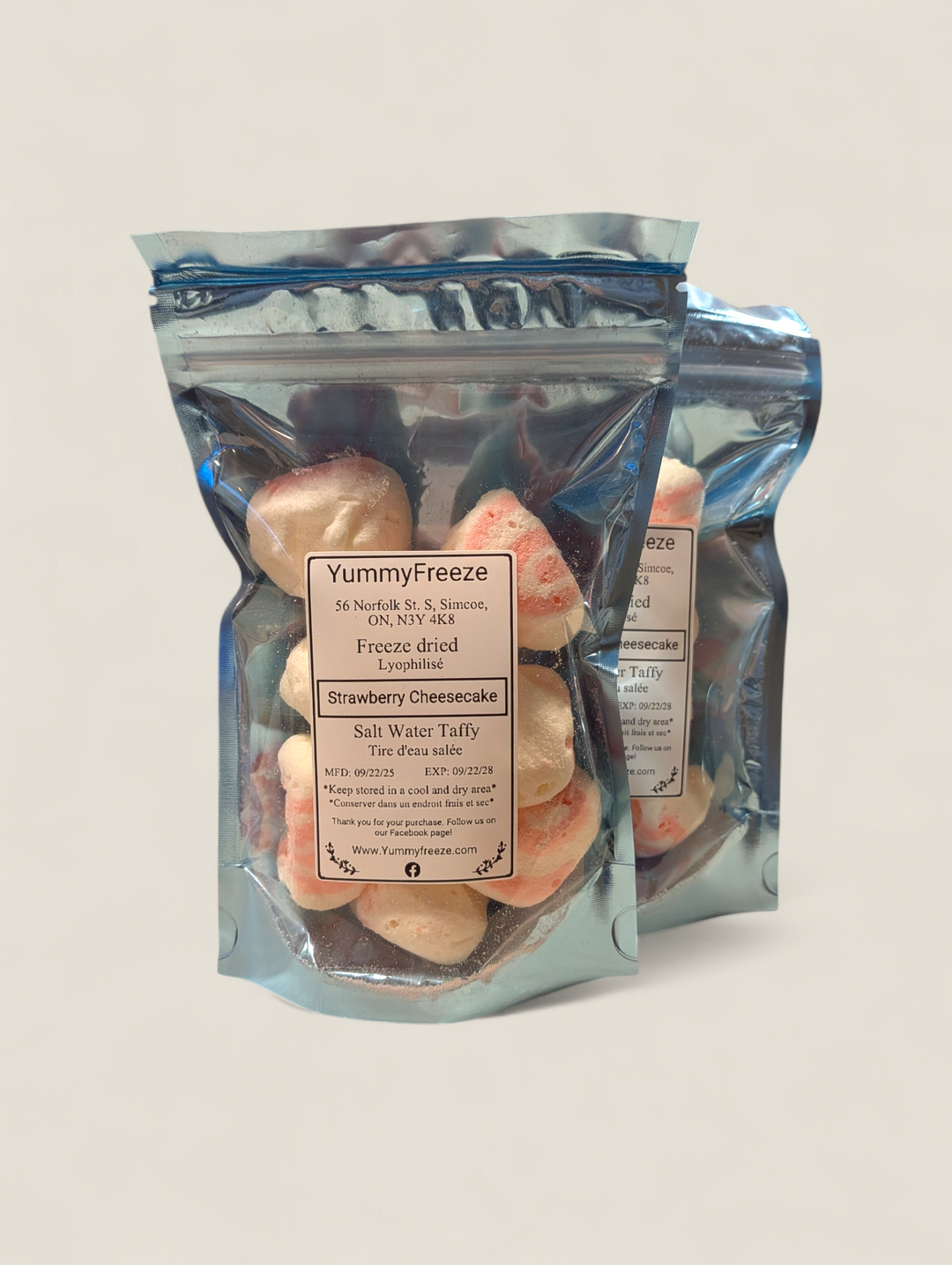 Yummy Freeze, Freeze Dried Salt Water Taffy