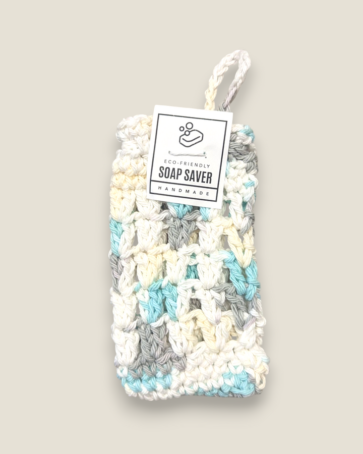 Pink Blossom Crochet, Crochet Soap Saver Bags