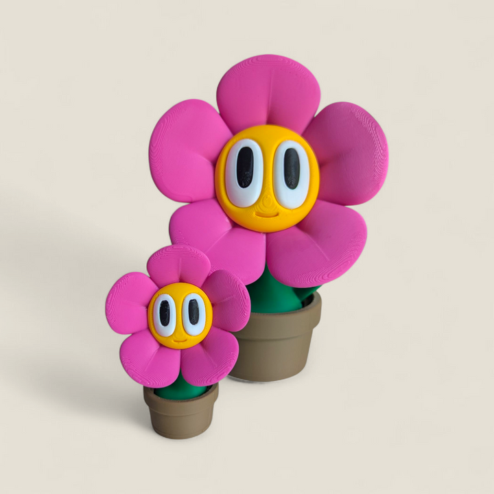 Marlin Fine Craft 3D, Blob Jumbo Plants/Flowers in Pot