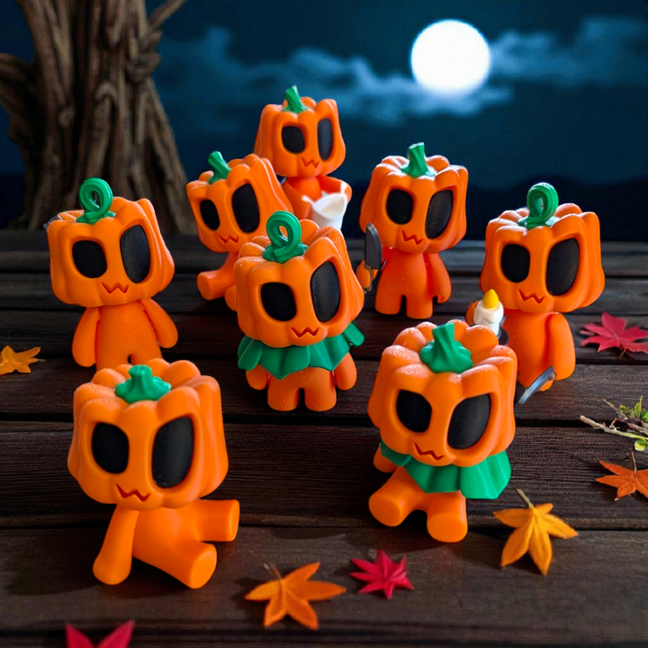 Marlin Fine Craft 3D, Assorted Halloween Pumpkin Characters