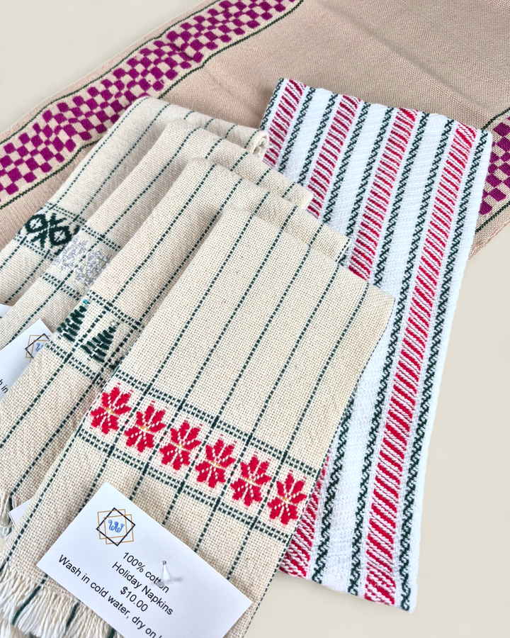 Woven Whimseys, Handwoven Holiday Collection