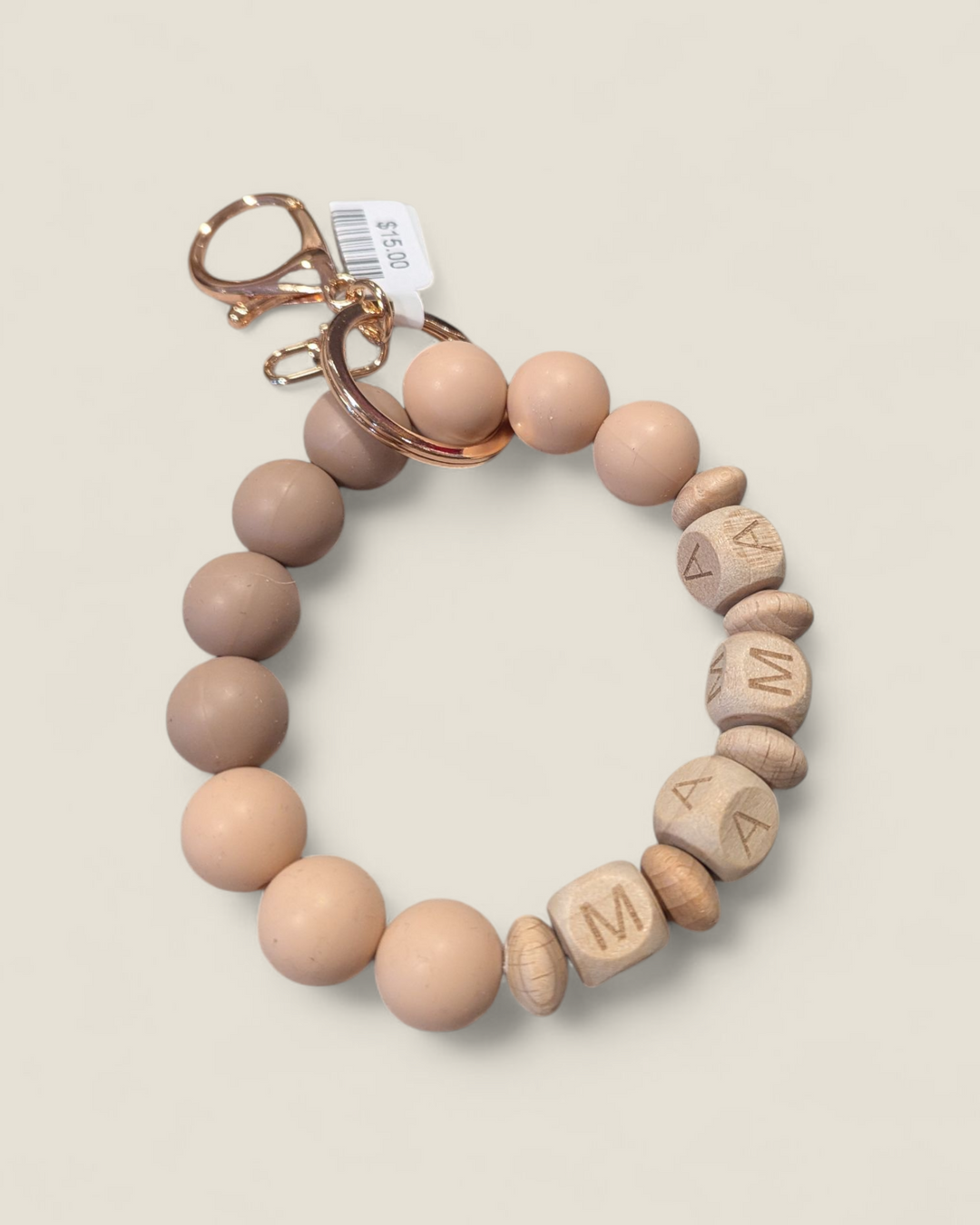 Teak Jewelry, Silicone Beaded Wristlets