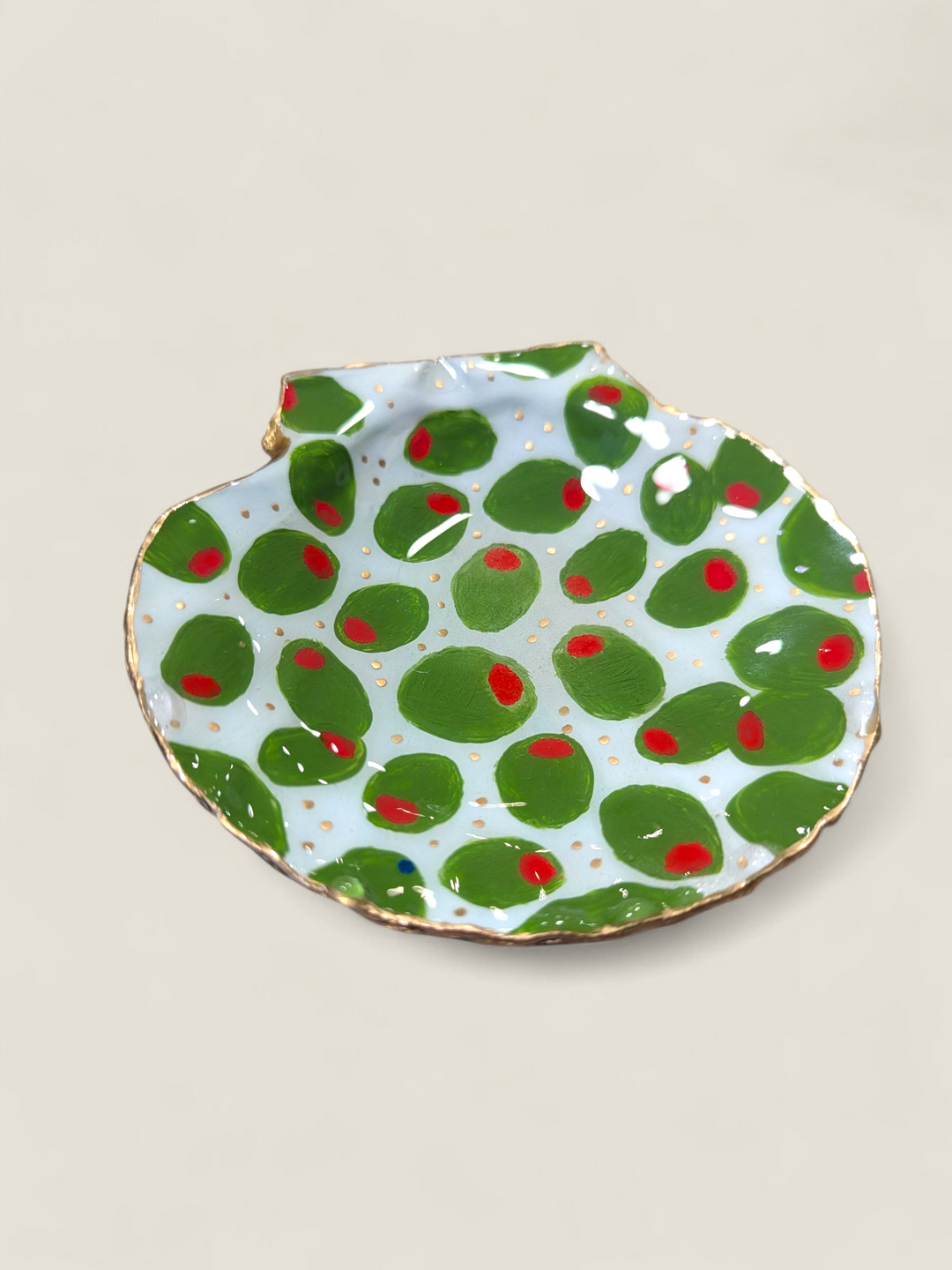 Kristi Scott Art, Painted Sea Shell Dishes