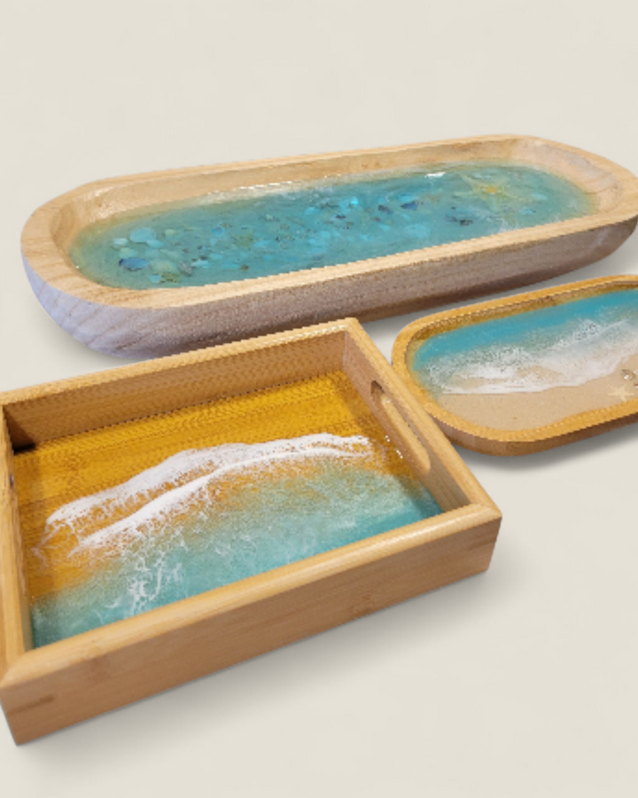 Kristi Scott Art, Oceanic Home Decor Trays