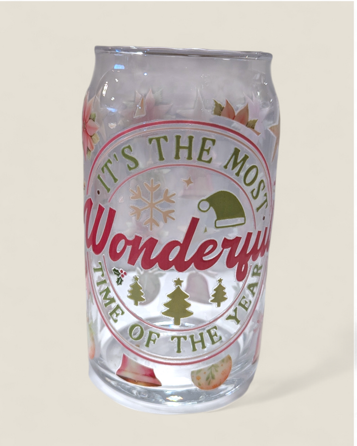 Liz's Custom Creations, Holiday Glass Drinkwear