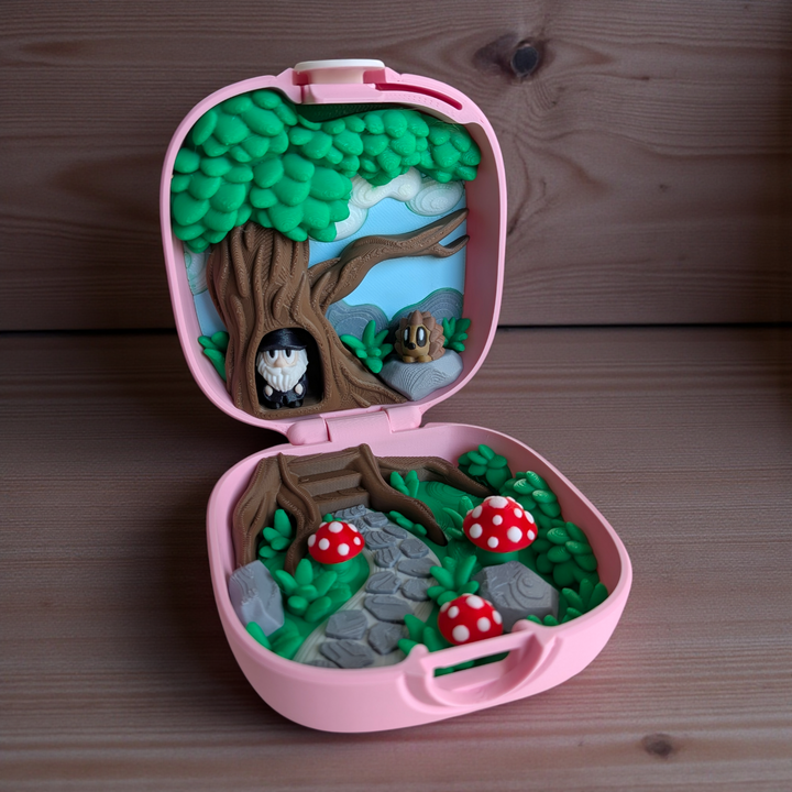Marlin Fine Craft 3D, Blob Pockets - Whimsical Forest