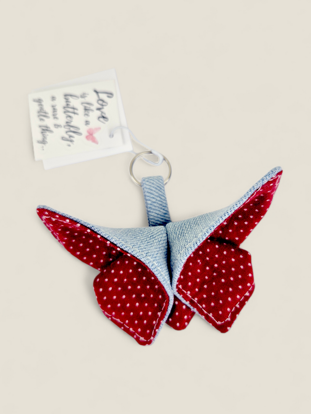 Izzyrai Handmade, Fabric Butterflies With Sticker