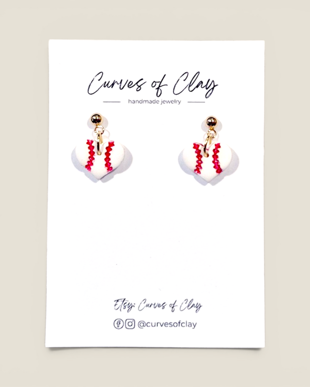 Curves of Clay, Everyday Dangle Earrings