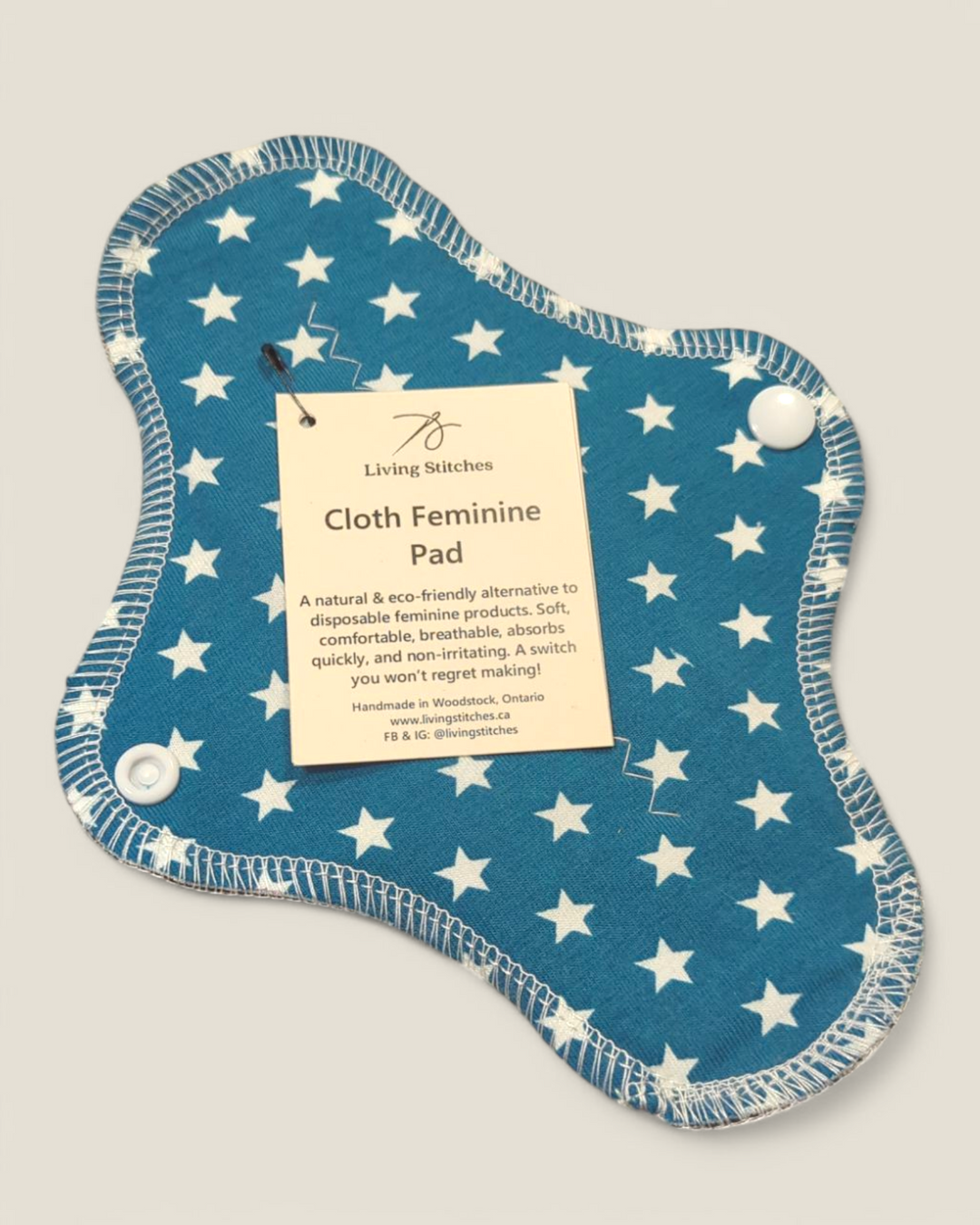 Living Stitches, Reusable Cloth Feminine Pads (Various Sizes)