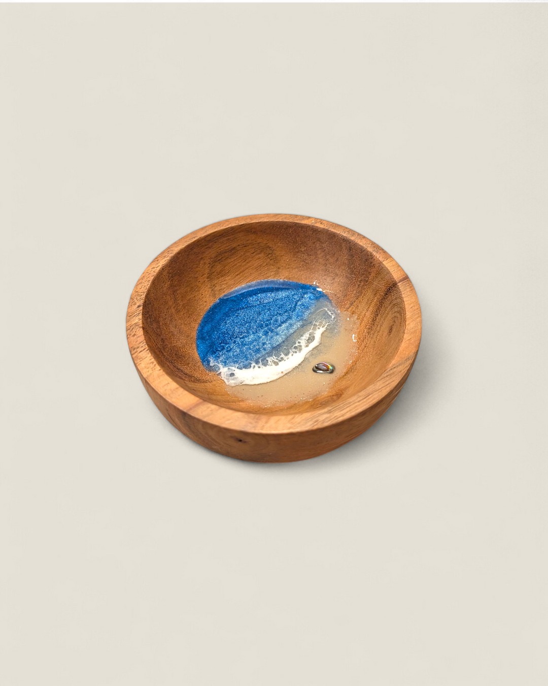 Kristi Scott Art, Wood & Resin Shoreline Ring Bowls & Dishes