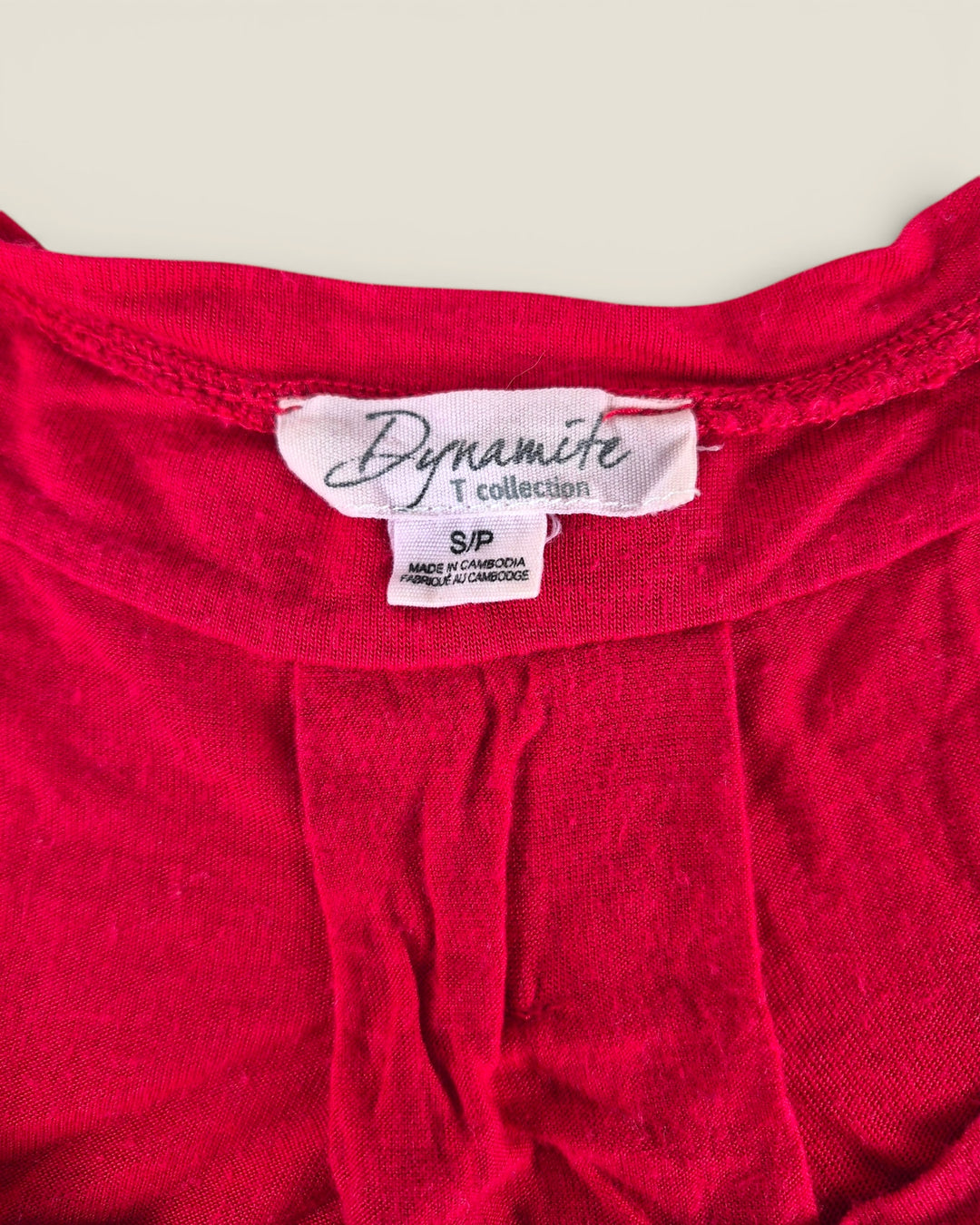 Pre-Loved Dynmite Red Tank Top Ladies Small | Betty’s Marketplace
