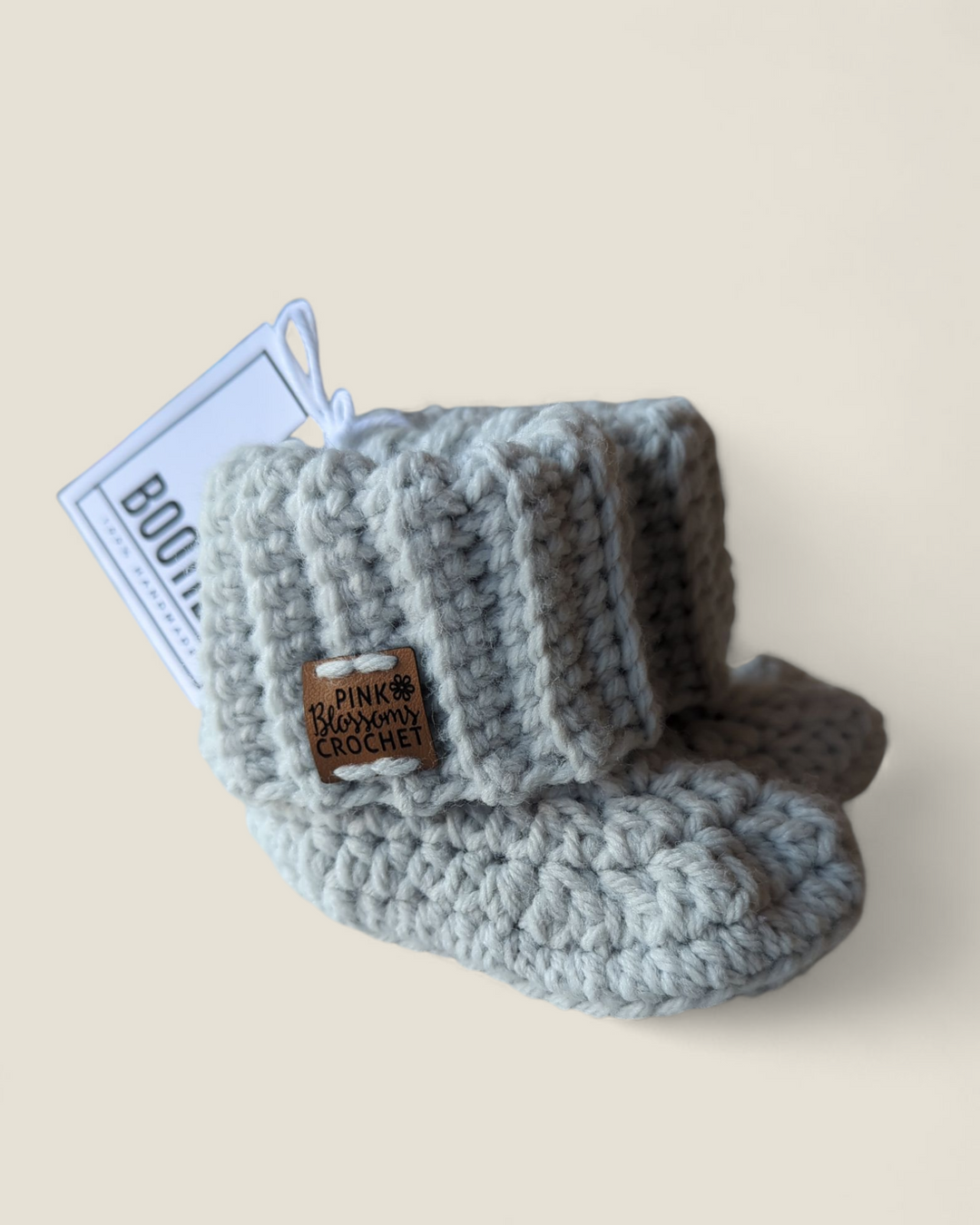 Pink Blossoms Crochet, Bowie Booties