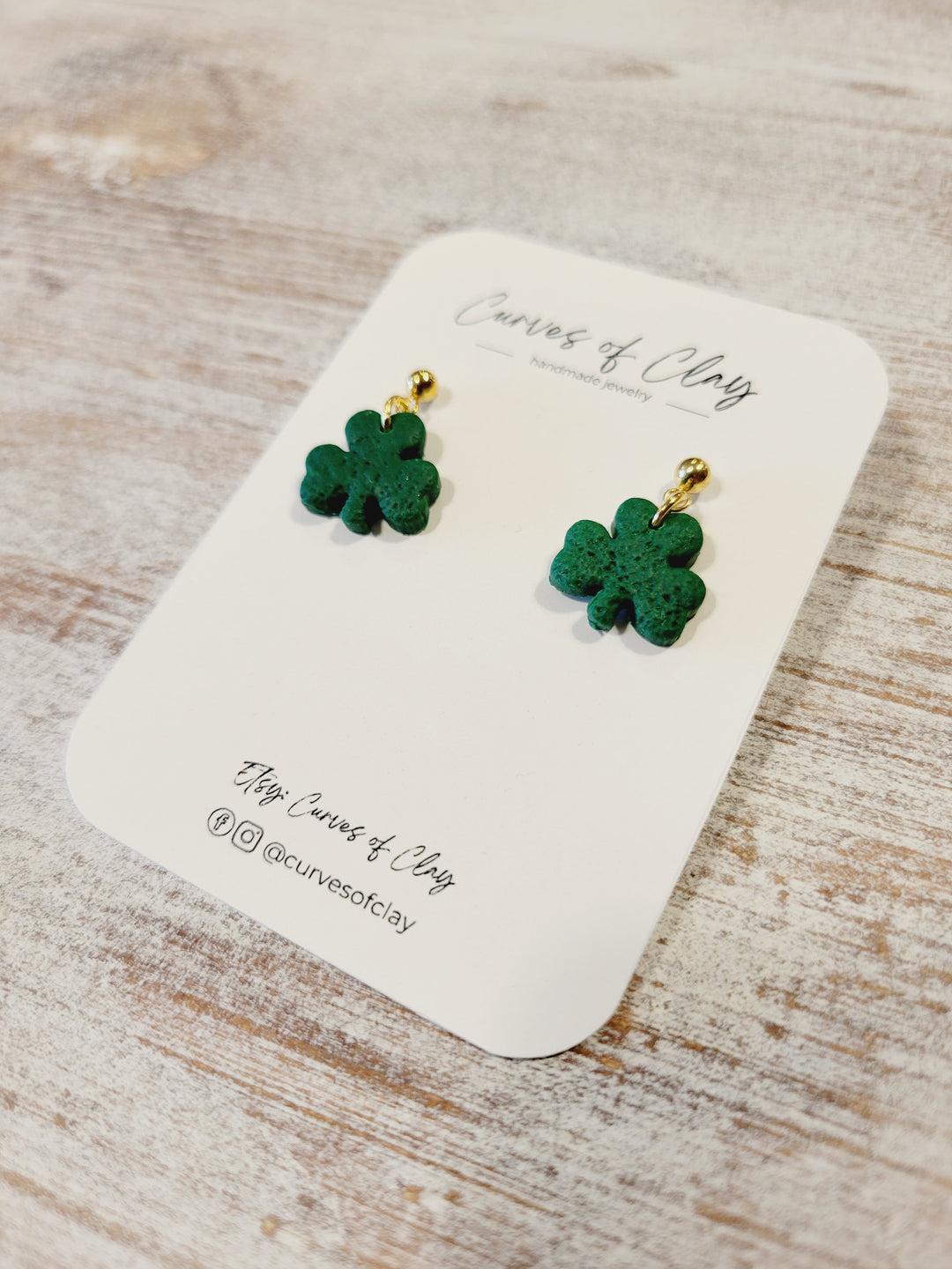 Curves of Clay, Everyday Dangle Earrings