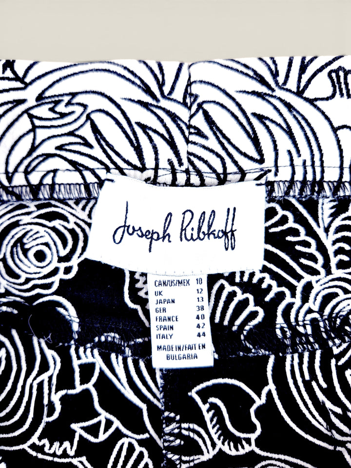 Pre-Loved Joseph Ribkoff Black & White Floral Pants Ladies Size 10 | Betty’s Marketplace