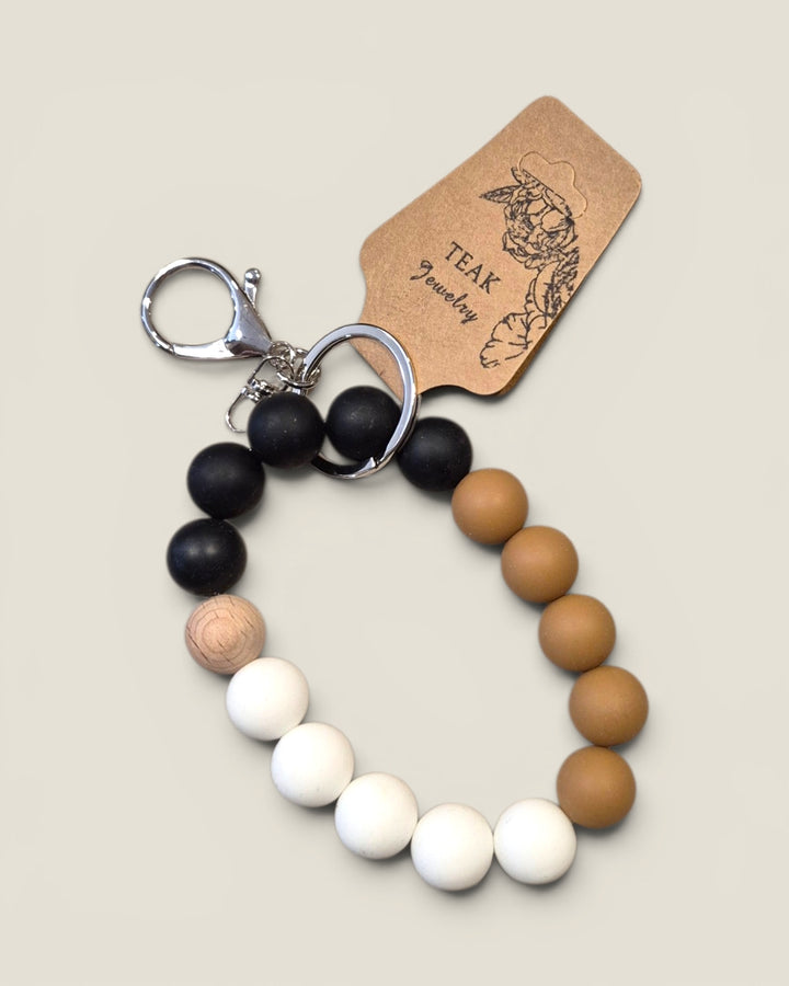 Teak Jewelry, Silicone Bead Wristlets