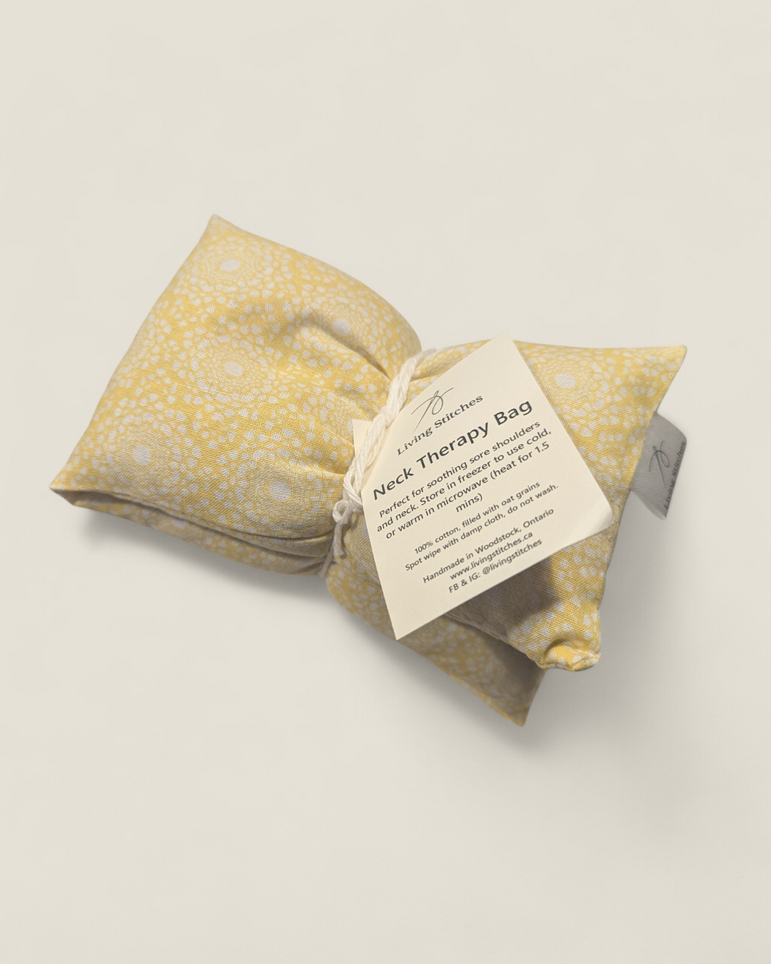 Living Stitches, Hot Cold Neck Therapy Bags