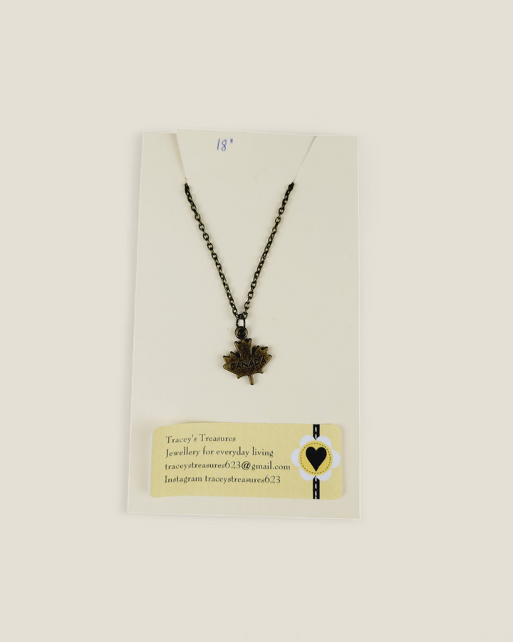 Tracey's Treasures, Necklaces, Canada Collection