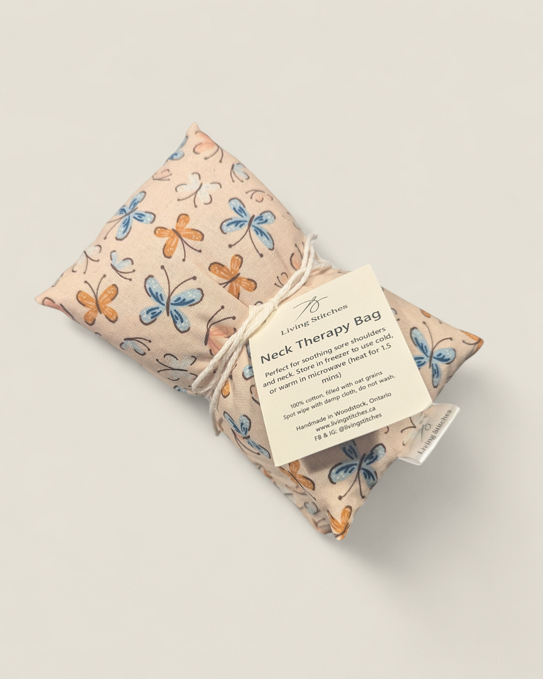 Living Stitches, Hot Cold Neck Therapy Bags