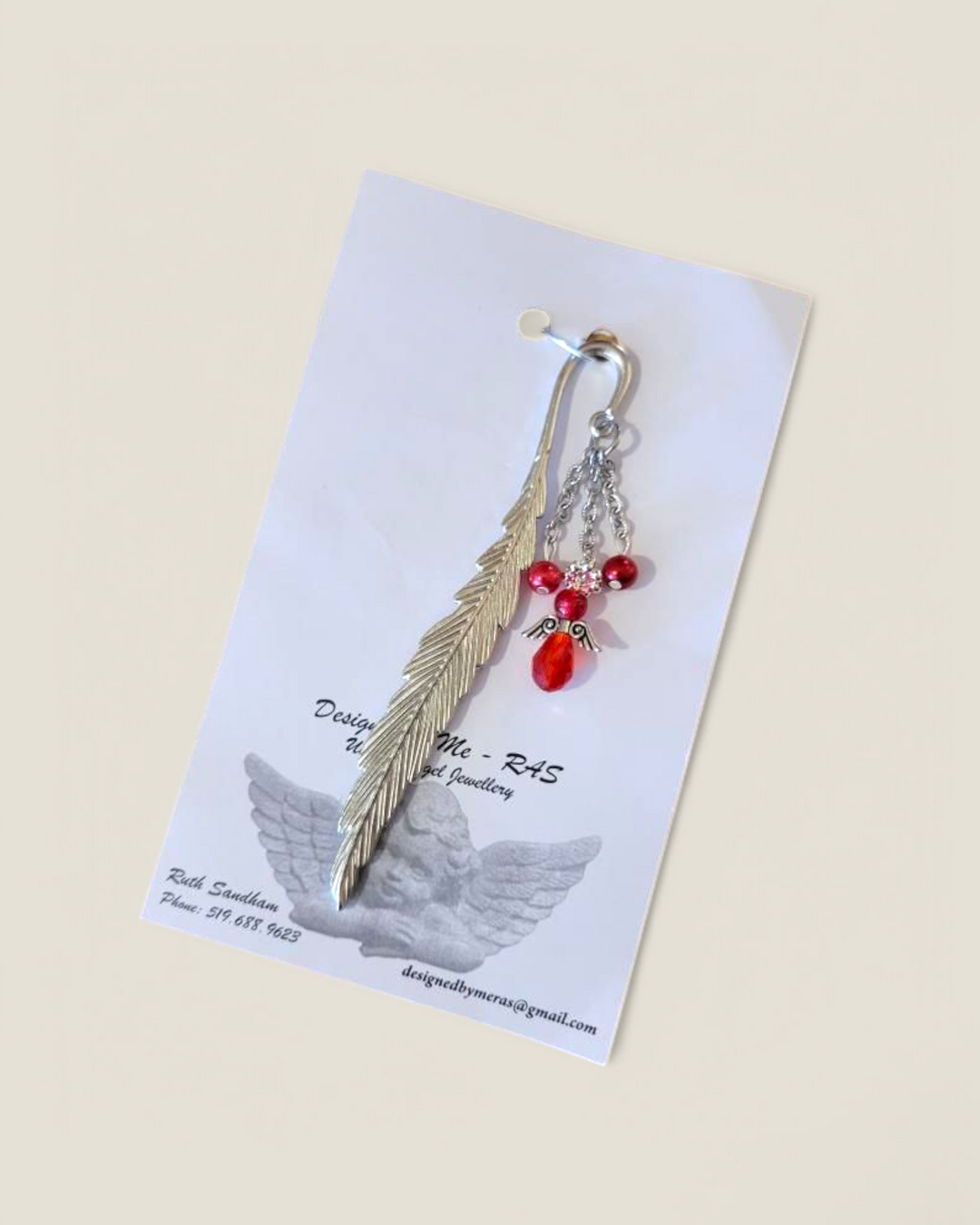 Designed By Me - RAS, Angel & Feather Bookmarks