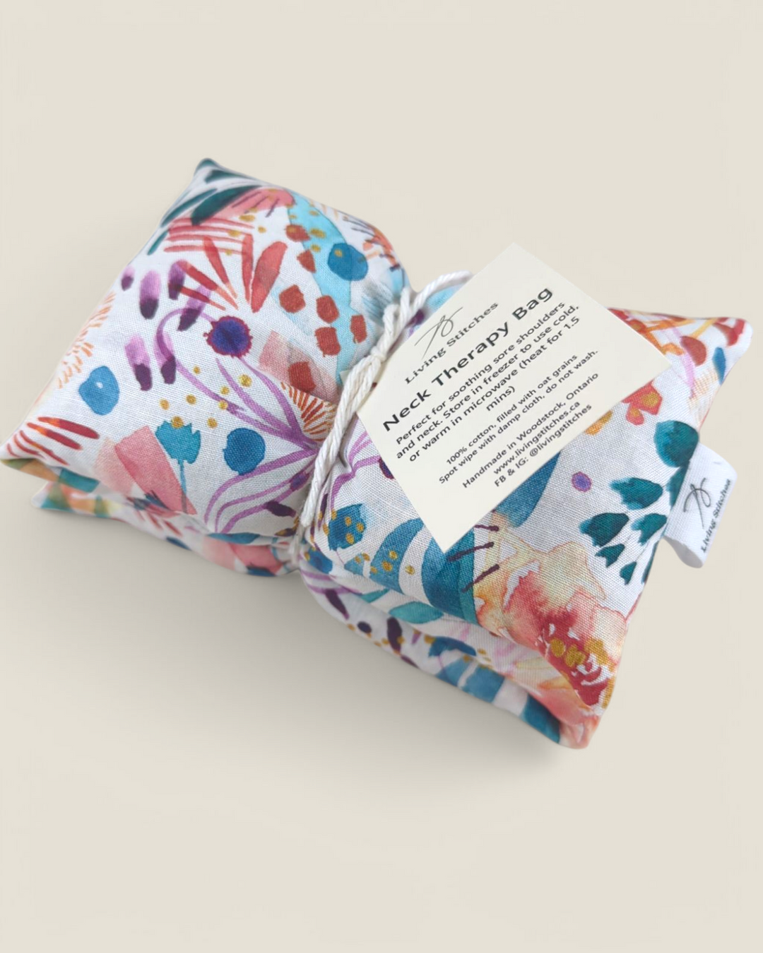 Living Stitches, Hot Cold Neck Therapy Bags