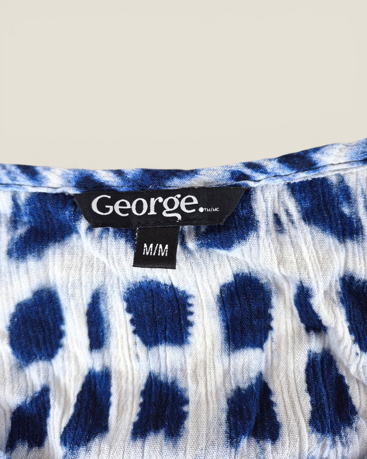 Pre-Loved George Blue Tie Dye Tank Top Ladies Medium | Betty’s Marketplace