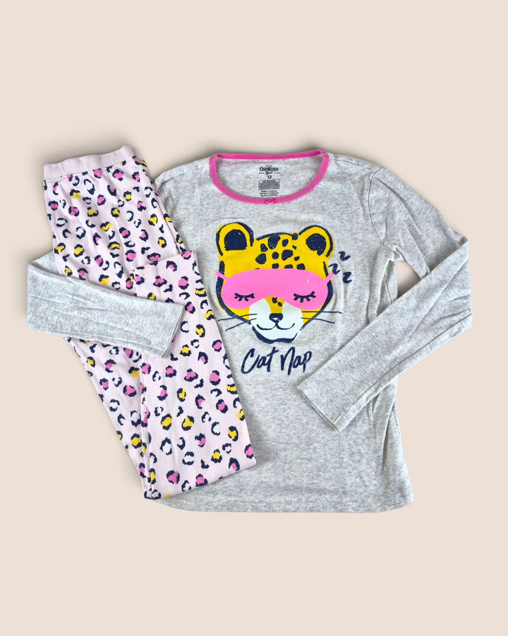 Pre-Loved Oshkosh "Cat Nap" Pyjamas Girls 12Y | Betty’s Marketplace