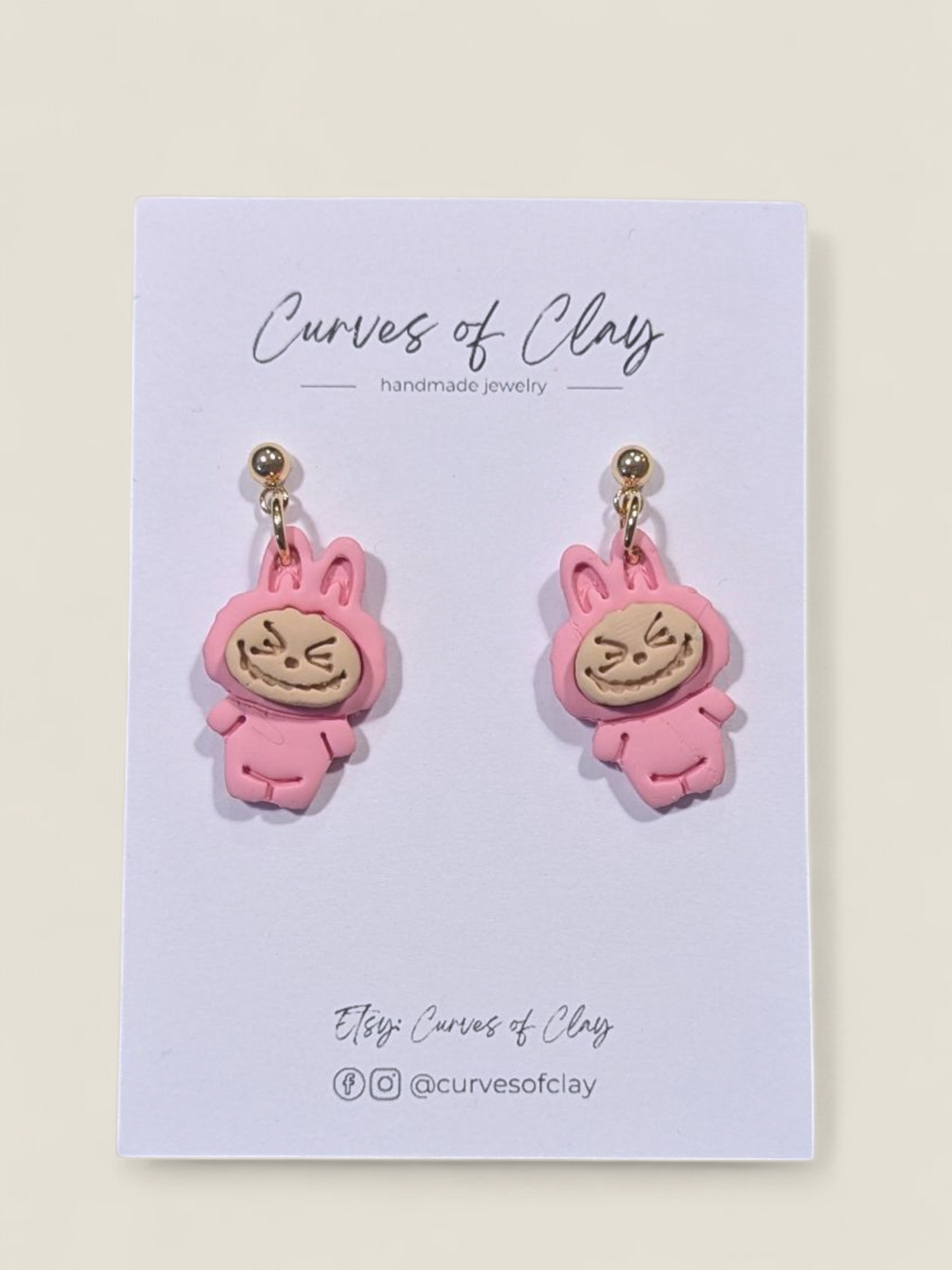 Curves of Clay, Everyday Dangle Earrings