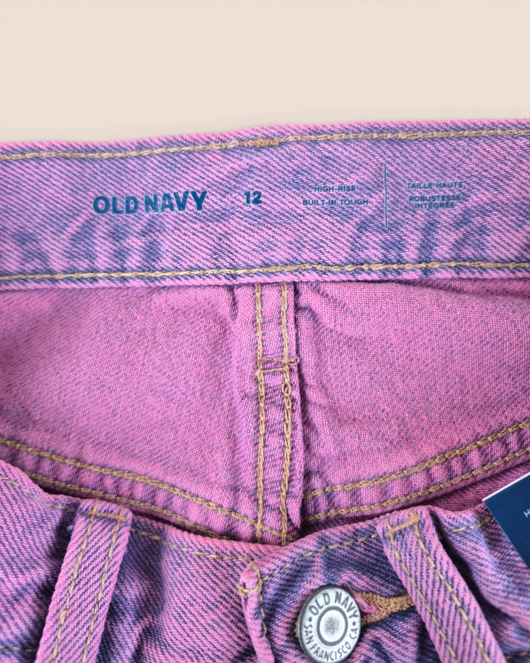 Pre-Loved Old Navy Pink Denim Shorts Girls 12Y | Betty’s Marketplace