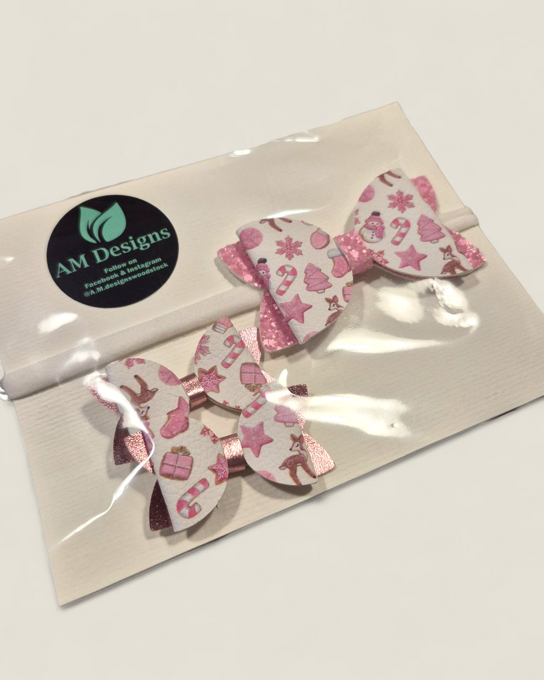 AM Designs, Holiday Hair Bow Sets