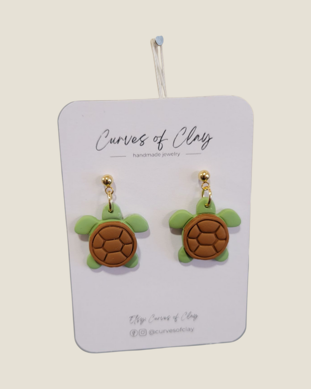 Curves of Clay, Everyday Dangle Earrings