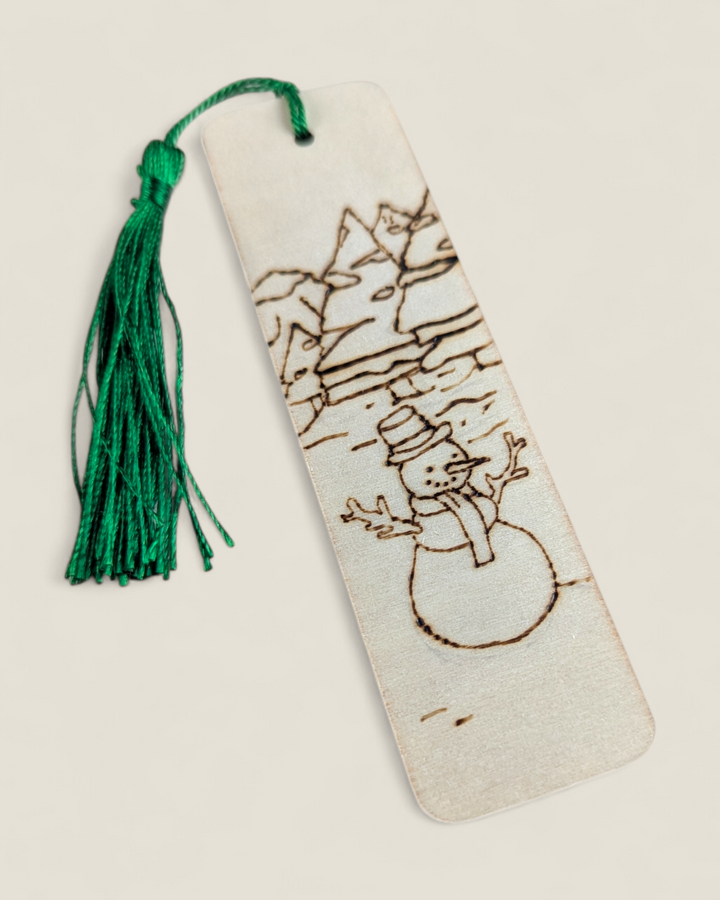 Marked In Wood, Wood Burnt Bookmarks