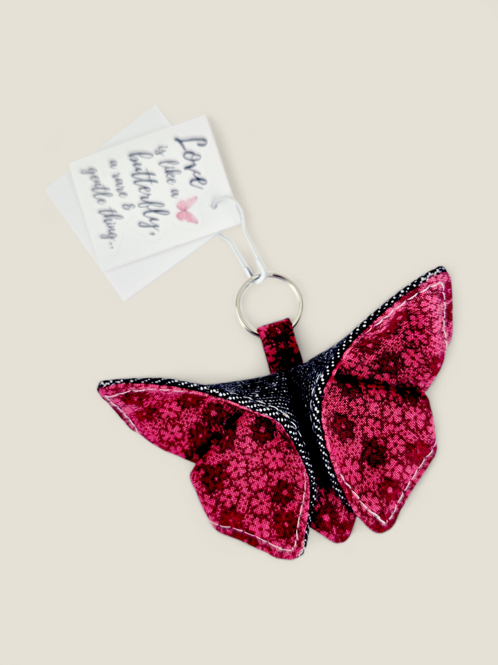 Izzyrai Handmade, Fabric Butterflies With Sticker