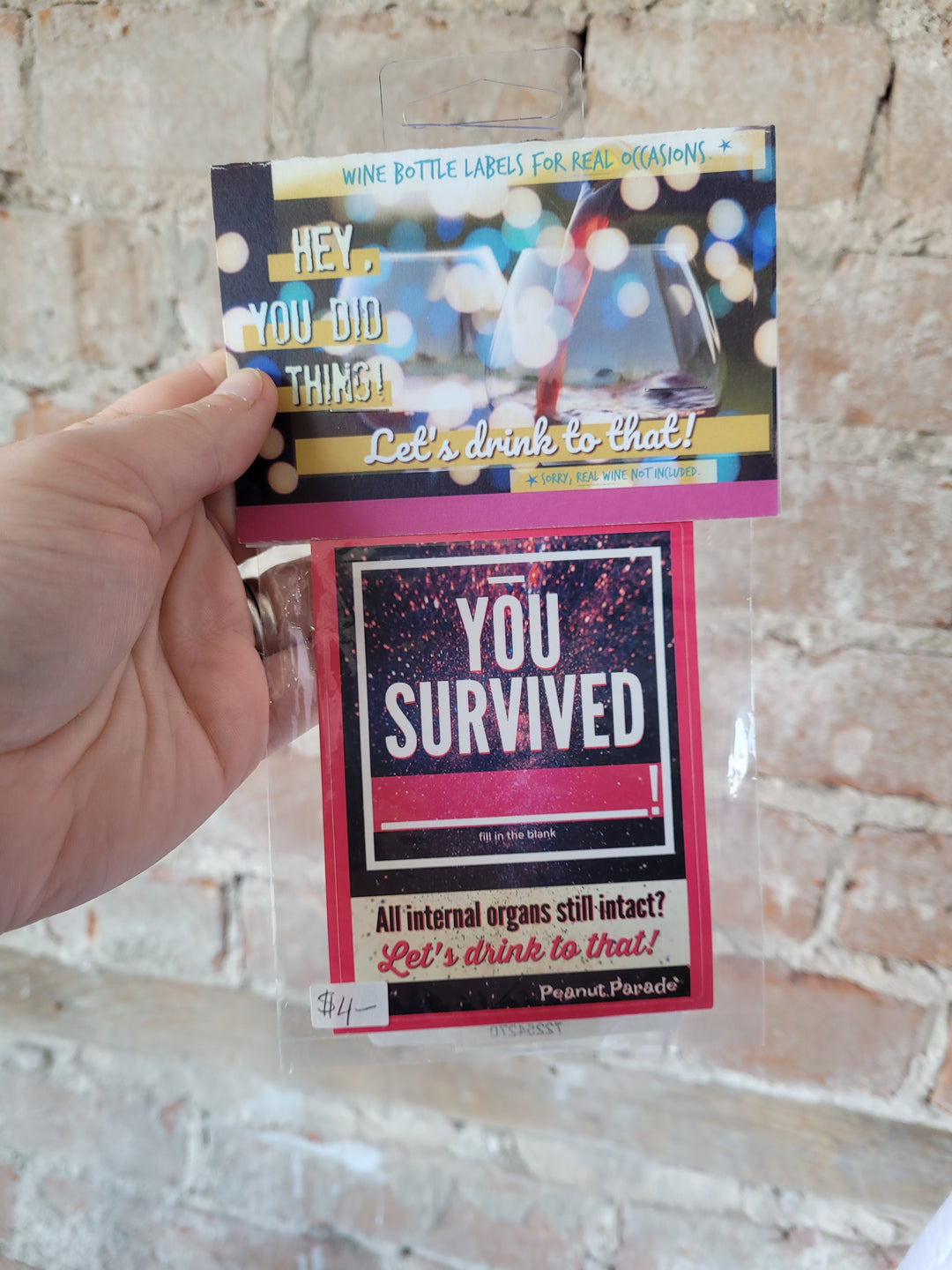 Peanut Parade, Wine Labels