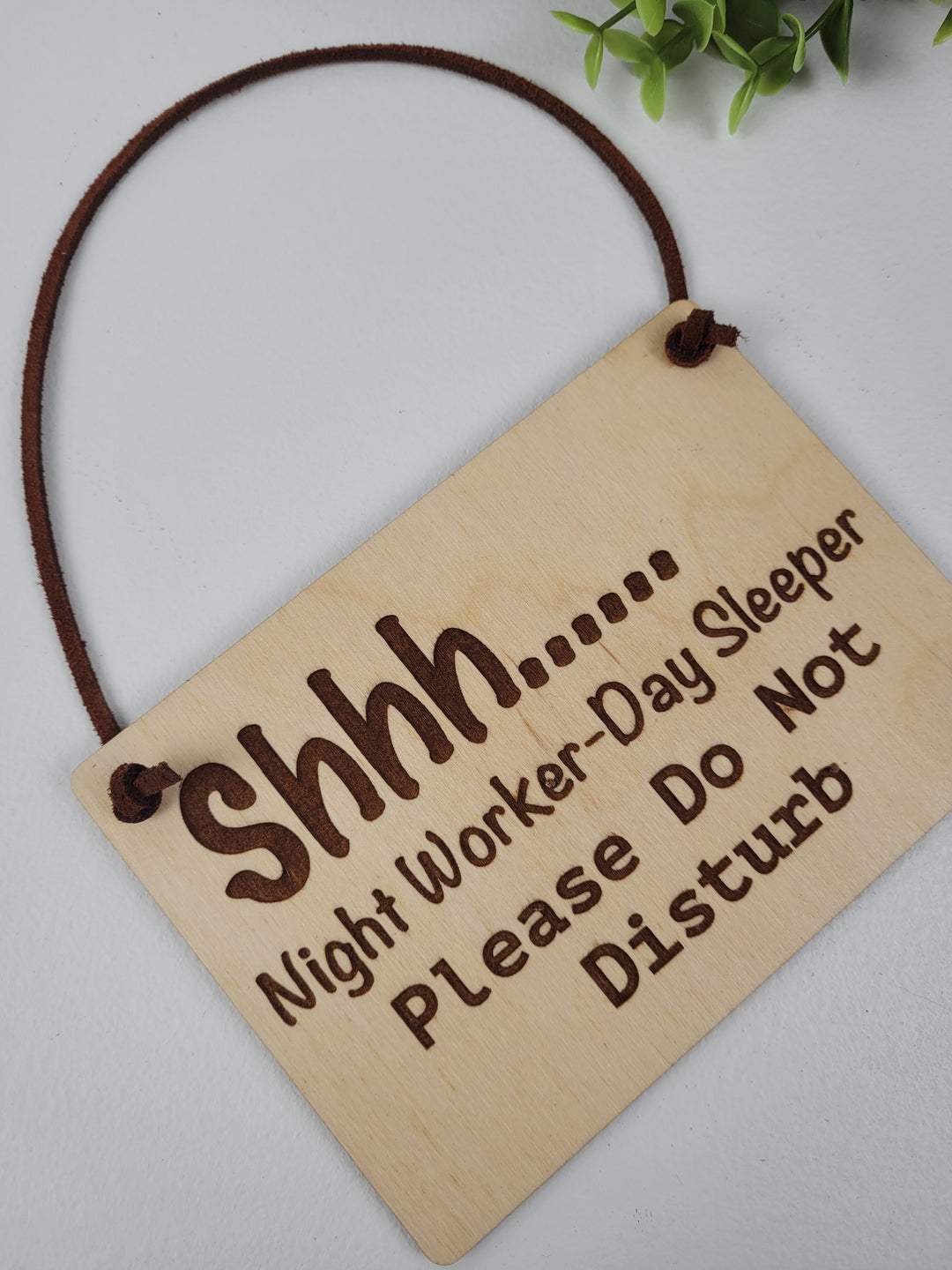 Rough Cut Dezigns, Engraved Wood Hanging Door Signs