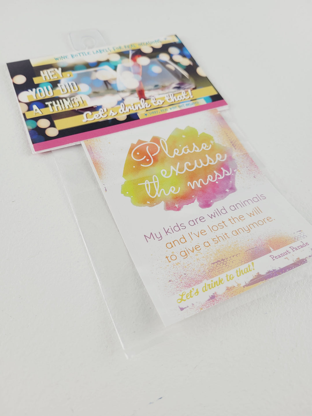 Peanut Parade, Wine Labels