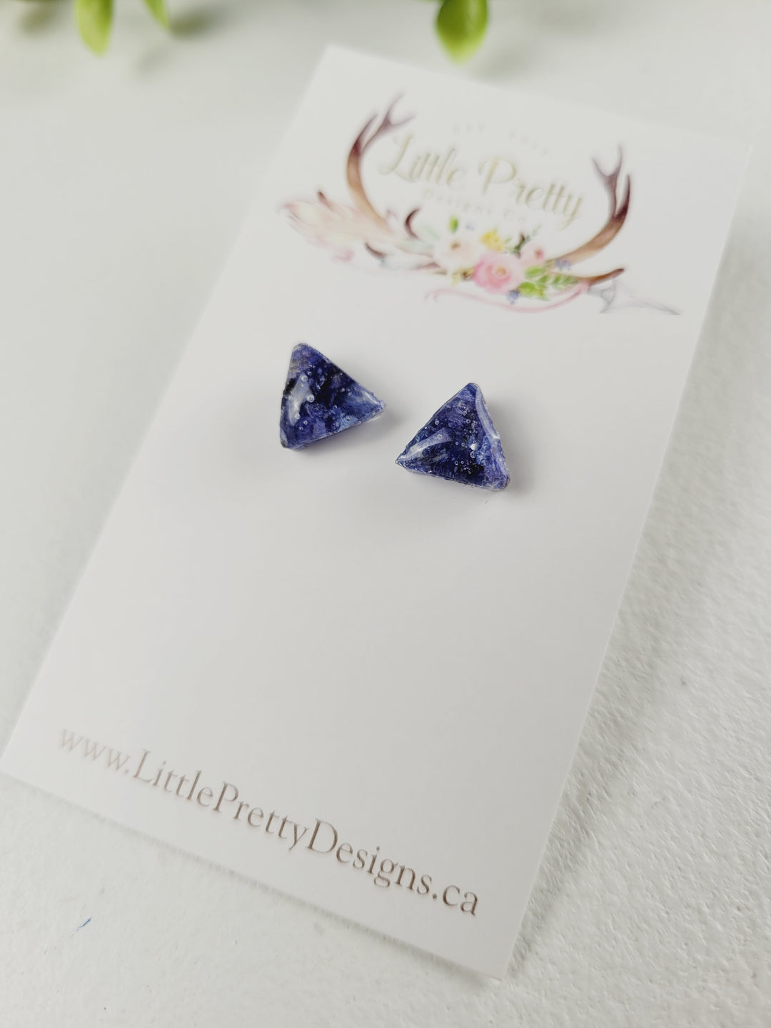 Little Pretty Designs, Pressed Flower Earrings